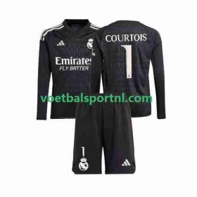 Real Madrid Thibaut Courtois 1 Doelman Kind Uit Tenue 2023-24 L/S